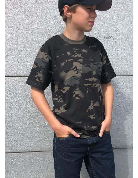 Kids Dark Camo T-Shirt