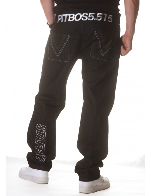 Pitbos StaffLife Jeans Black Regular Fit