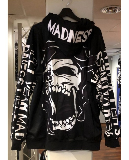 Madness Skull ZipHoodie El Barrio...