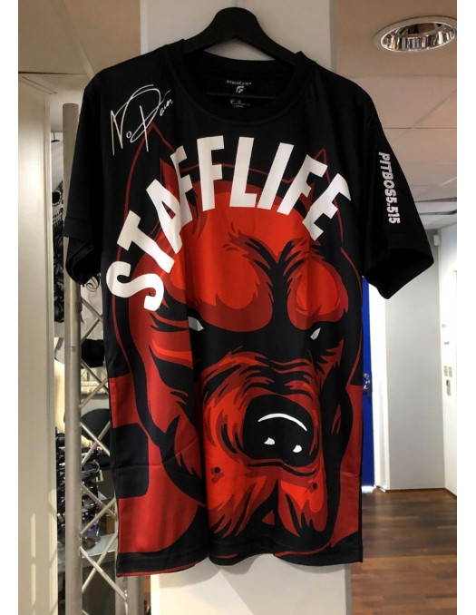 StaffLife No Pain Dog T-Shirt by Pitbos