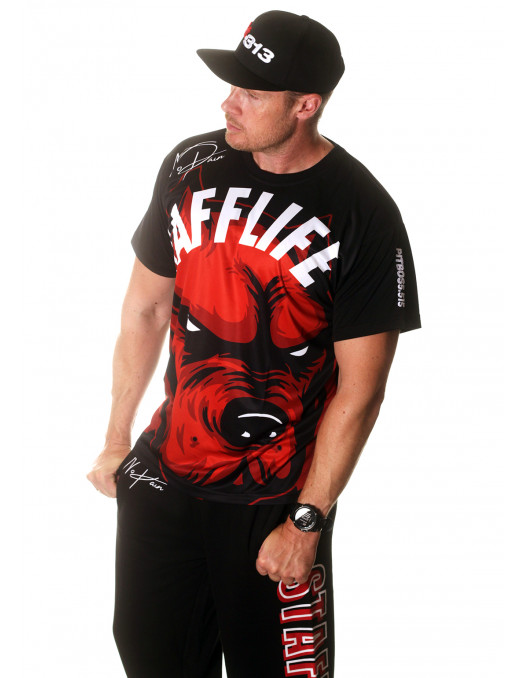 StaffLife No Pain Dog T-Shirt by Pitbos