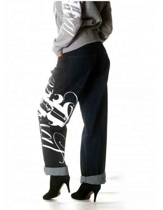 Art Script Logo Jeans by BSAT