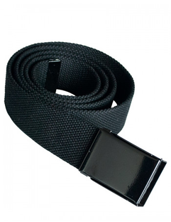 Solid Color Belt Polyester Black