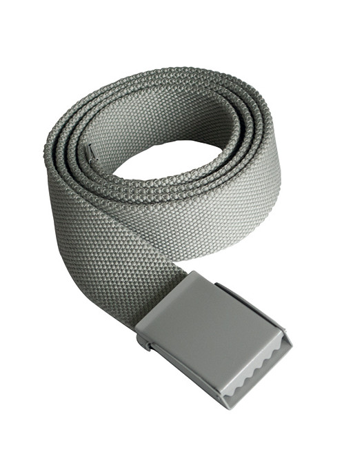 Solid Color Belt Polyester Grey