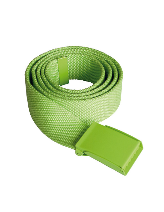 Solid Color Belt Polyester Lime Green