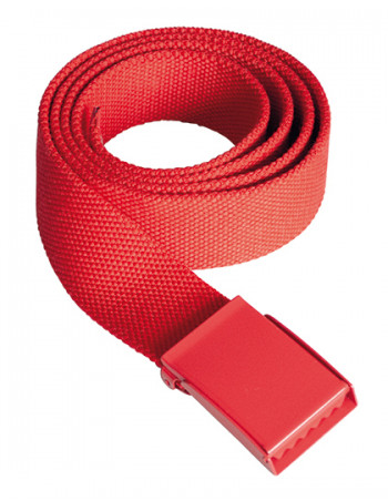 Solid Color Belt Polyester Red