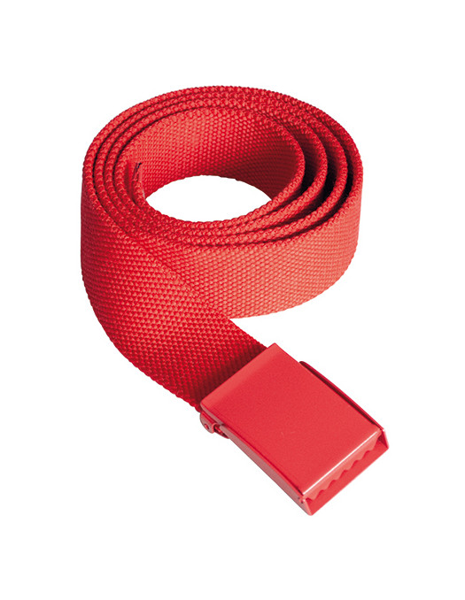 Solid Color Belt Polyester Red