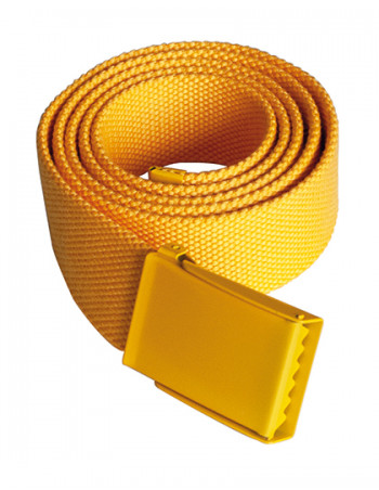 Solid Color Belt Polyester Yellow