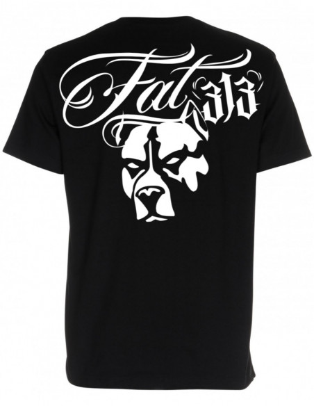 Script Dog T-shirt Black by FAT313 *PreOrder*