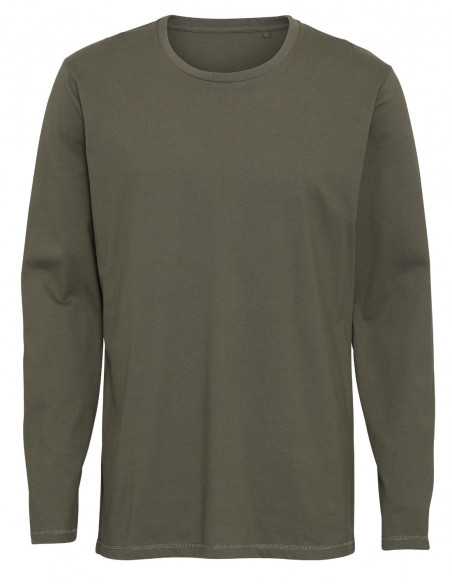 Regular L/S T-Shirt Organic Cotton Army Green