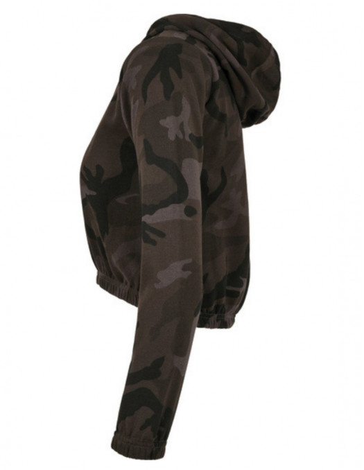 Camo Cropped Hoodie