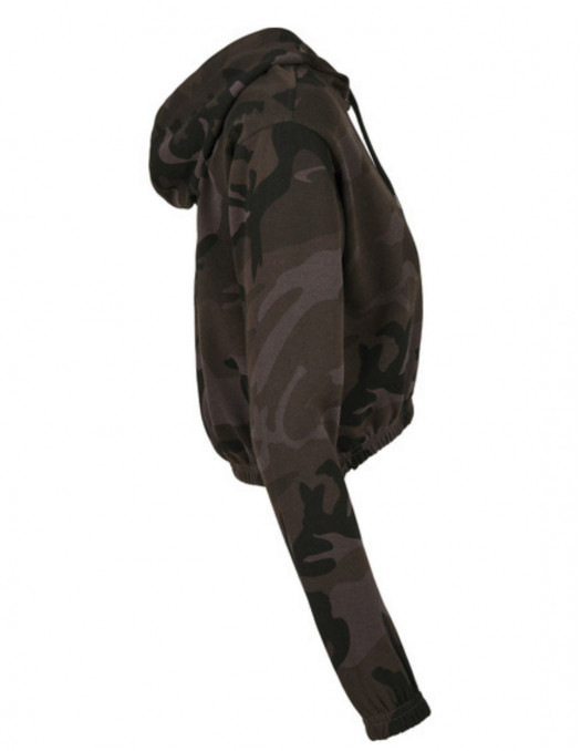 Camo Cropped Hoodie