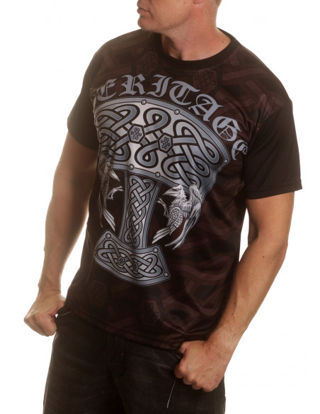 Thor's Hammer T-Shirt Vol2 by Nordic Worlds