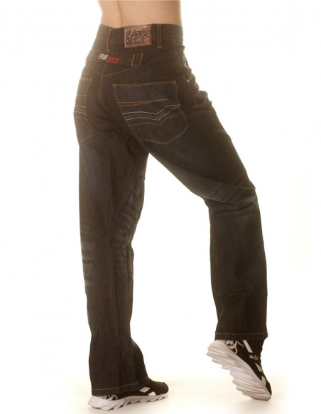 Baggy Jeans Black Stone Washed by FAT313