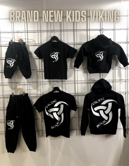 Viking Beast Kids Sweatpants Black