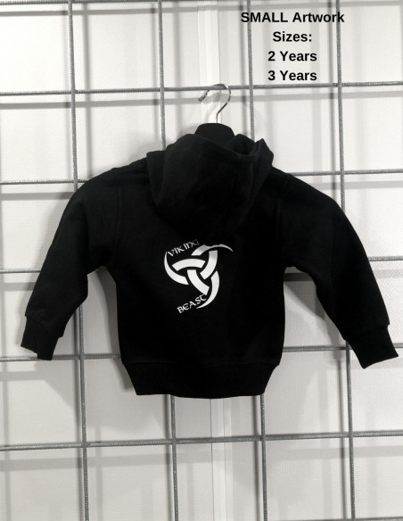 Viking Beast Kids Hoodie Black