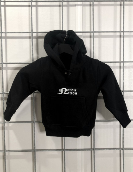 Viking Beast Kids Hoodie Black