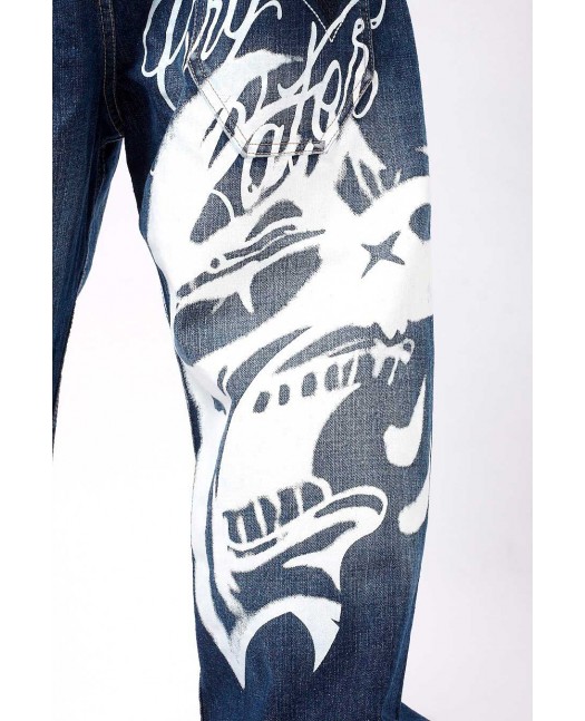 TZ Baggy Smile Now...Cry Later Jeans