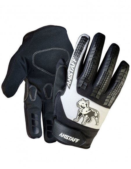 Logo Gloves BlackNWhite by Amstaff