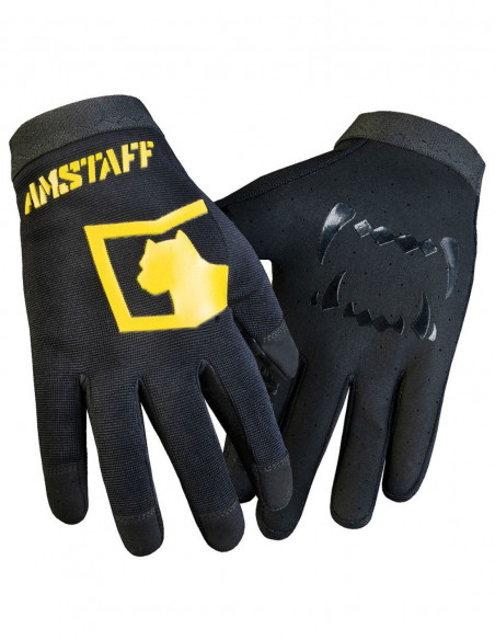 Logo Gloves BlackNYellow by Amstaff