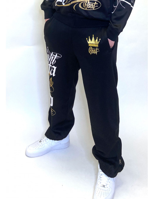 BSAT Rebels Hood Sweatpants Black