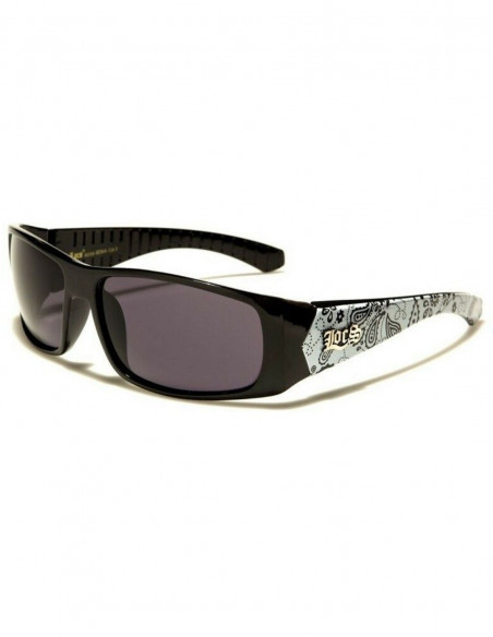 LOCS Sunglasses Paisley White