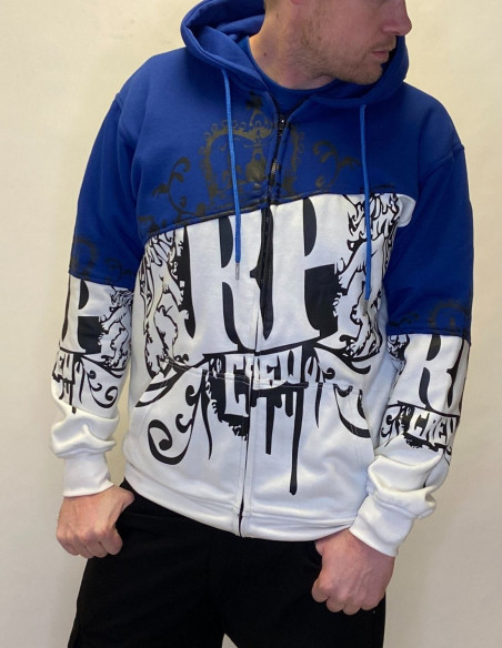 RP Crew Blue ZipHoodie - Limited Edition