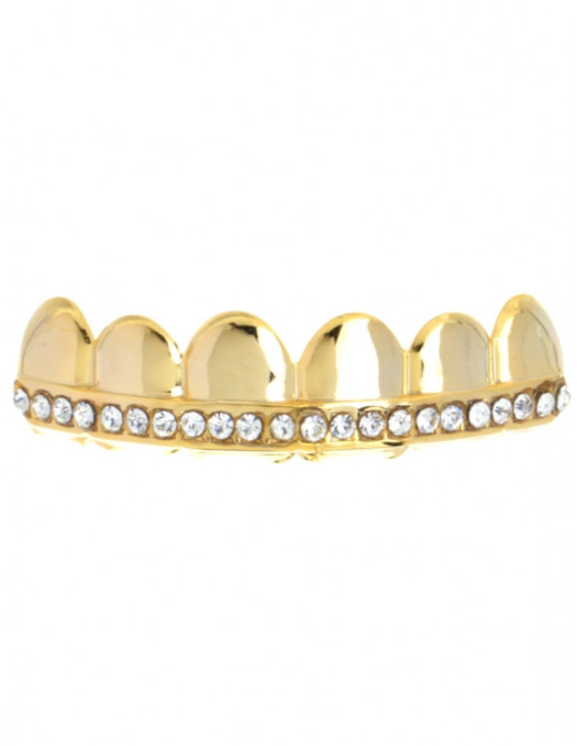 Grillz Upper Teeth Gold Plated