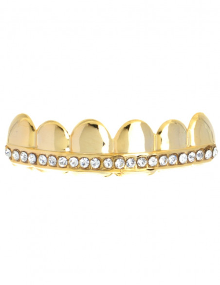 Grillz Upper Teeth Gold Plated