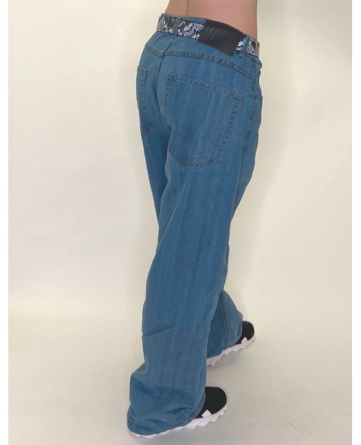 SkyBlue Baggy Jeans by BSAT