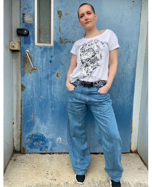 SkyBlue Baggy Jeans by BSAT