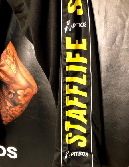 Pitbos Stafflife Dog Mesh Pants BlackNYellow
