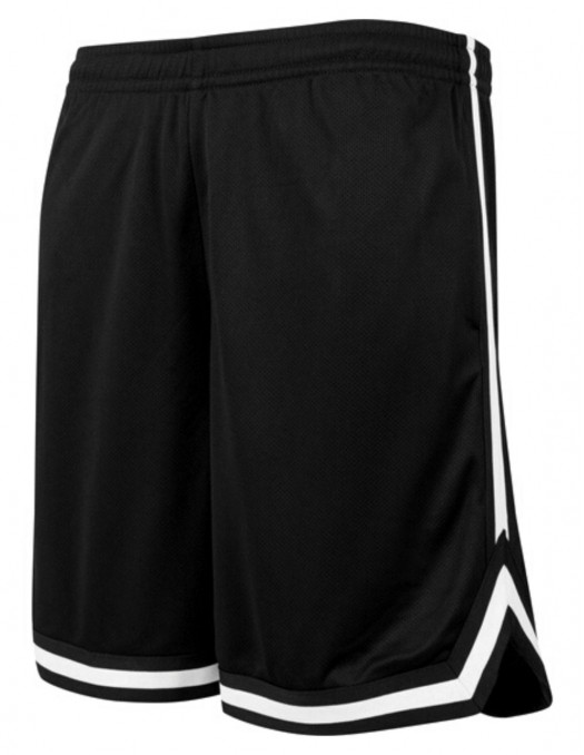 2 Colored Mesh Shorts BlackNWhite