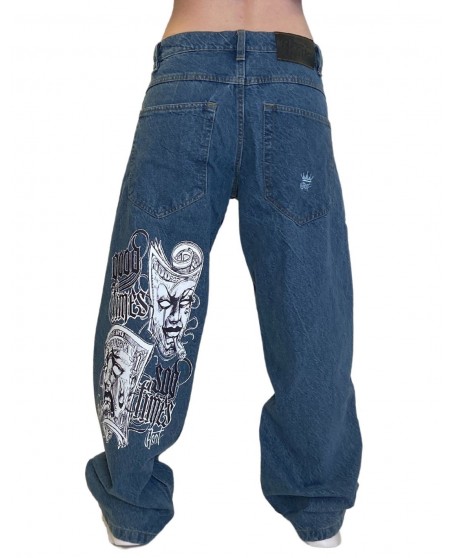 Good Times Sad Times Baggy Jeans by BSAT