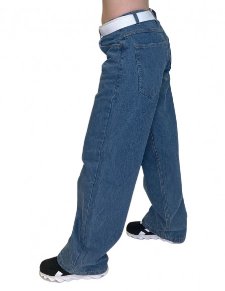 90S Baggy Blue denim Jeans by BSAT