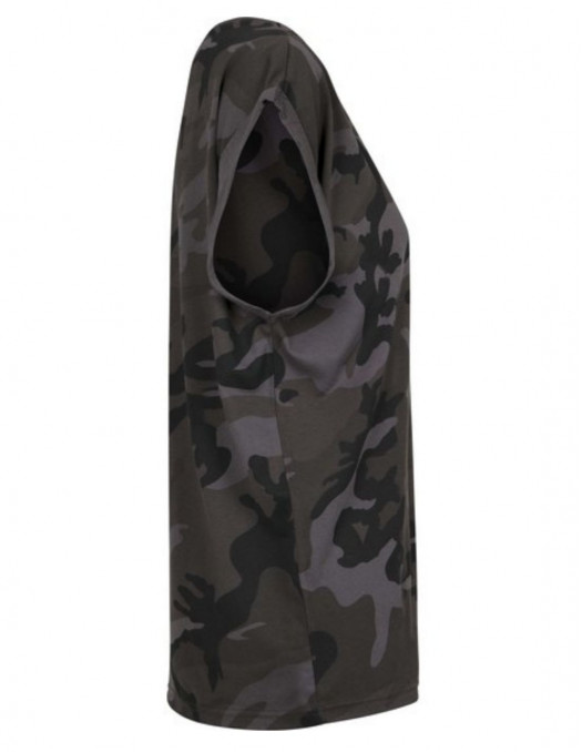 Dark Camo Extended Shoulder T-Shirt