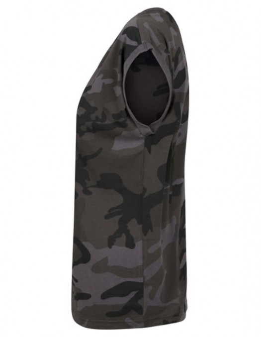 Dark Camo Extended Shoulder T-Shirt