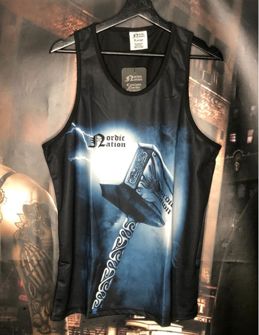 Thors Hammer Mesh TankTop by Nordic Worlds