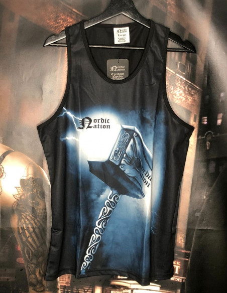 Thors Hammer Mesh TankTop by Nordic Worlds