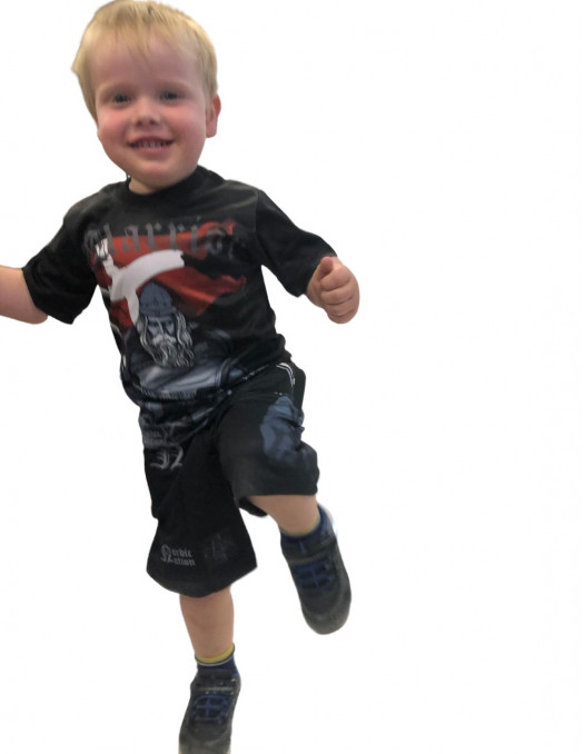 KIDS Holger Danske Mesh Shorts by...