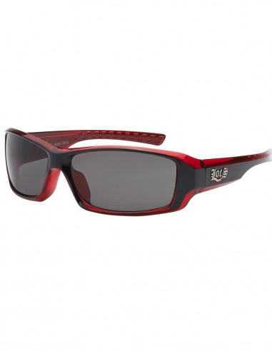 LOCS 2-Colored Sunglasses BlackNRed