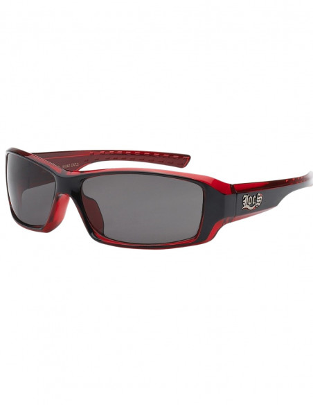 LOCS 2-Colored Sunglasses BlackNRed