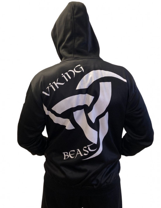 Viking Beast Triple Horn ZipHoodie by...