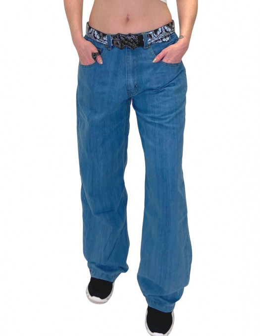 SkyBlue Baggy Jeans by BSAT