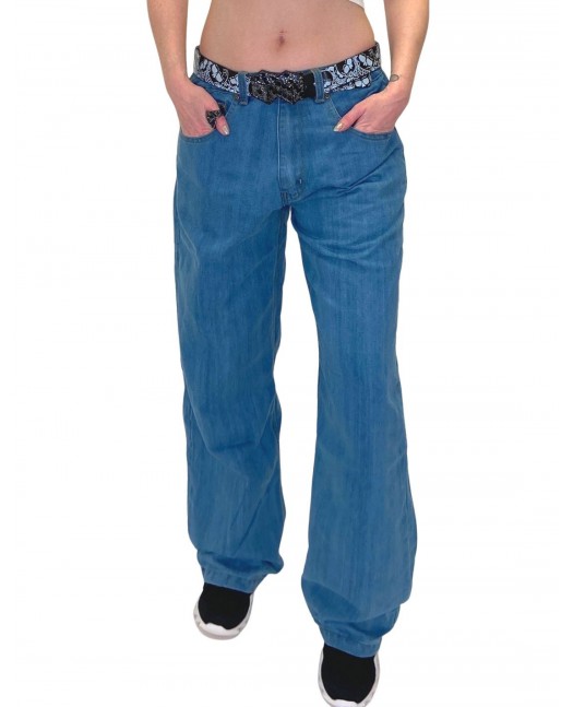 SkyBlue Baggy Jeans by BSAT