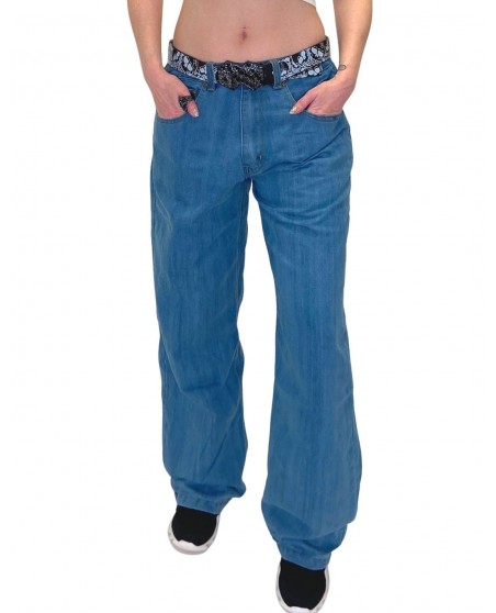 SkyBlue Baggy Jeans by BSAT