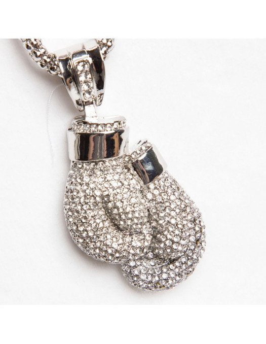 Silver Boxer Necklace