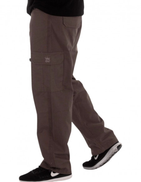 BSAT Combat Cargo Pants Cedar Grey Baggy Fit