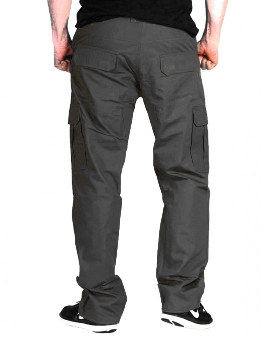 BSAT Regular Fit Combat Cargo Pants Grey