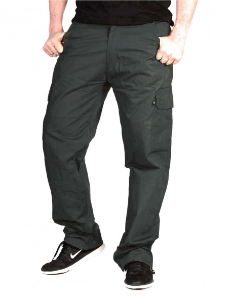 BSAT Regular Fit Combat Cargo Pants Grey